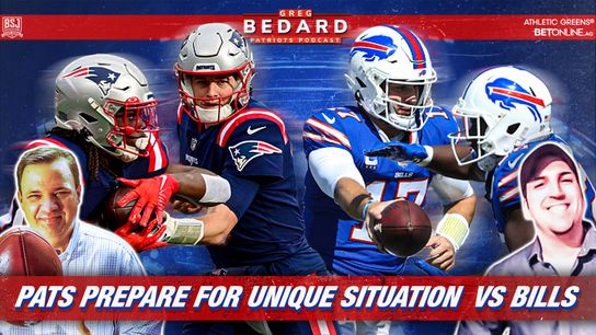 .@athleticgreens Podcast & Video: Bedard Patriots Pod - Patriots prepare for unique situation in Buffalo taken at BSJ Headquarters (Patriots)